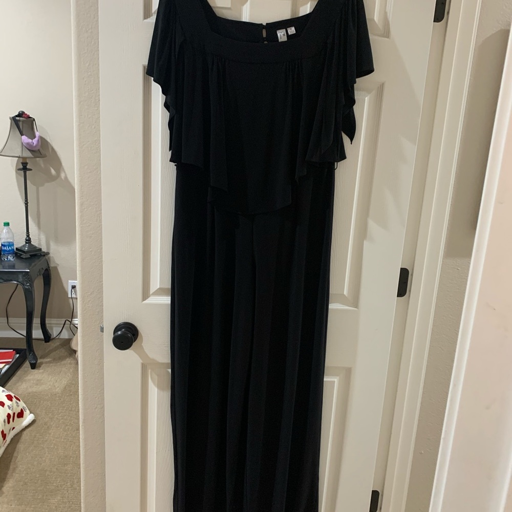 Black pantsuit